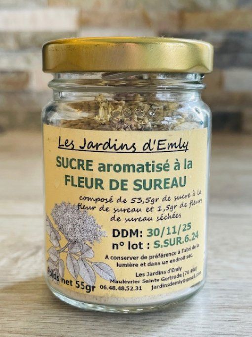 SUCRE AROMATISÉ FLEURS DE SUREAU