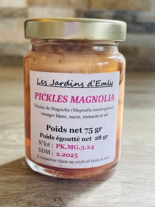 PICKLES PÉTALES DE MAGNOLIA 