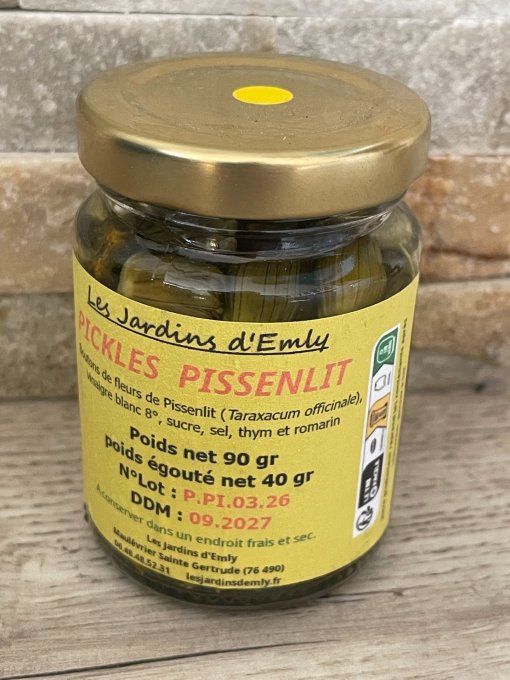 PICKLES BOUTONS FLORAUX DE PISSENLIT 90GR